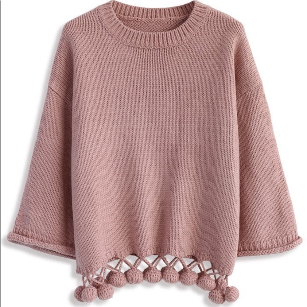 🎊HOST PICK🎊 Trendy Pom Pom Sweater